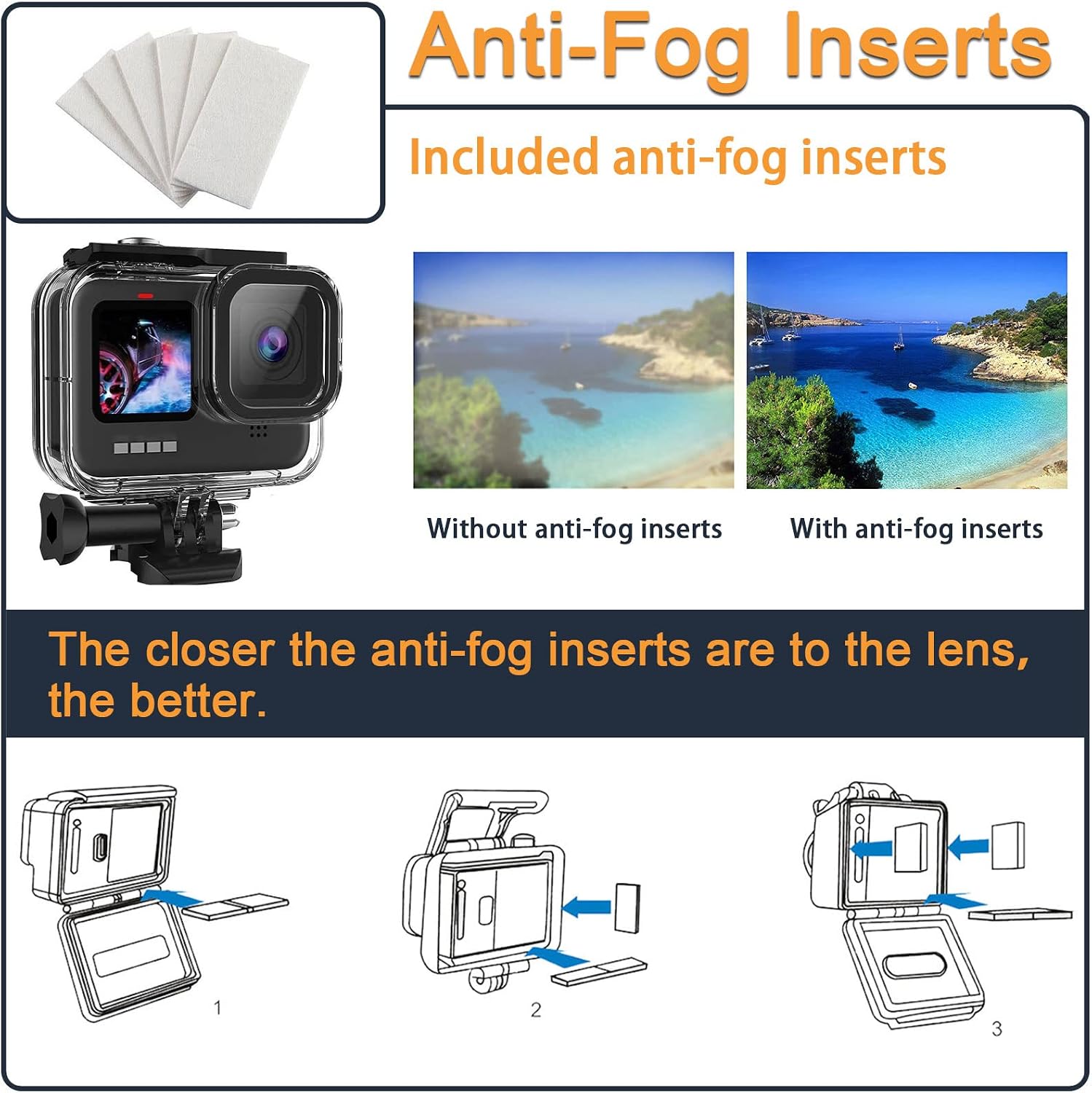 Thumbnail 1 de HoneTeek Underwater Housing 40M for GoPro Hero