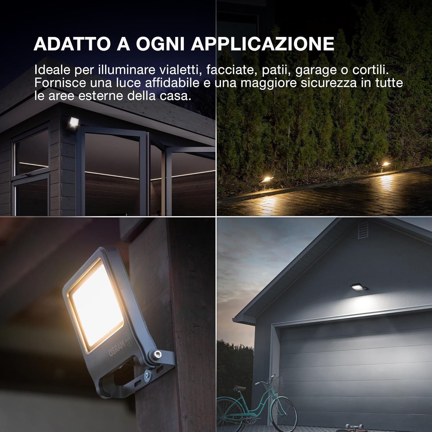 Thumbnail 6 de OSRAM Proiettore LED ENDURA FLOOD PC 30W – Bianco caldo 3000K, 180° rotazione, IP65