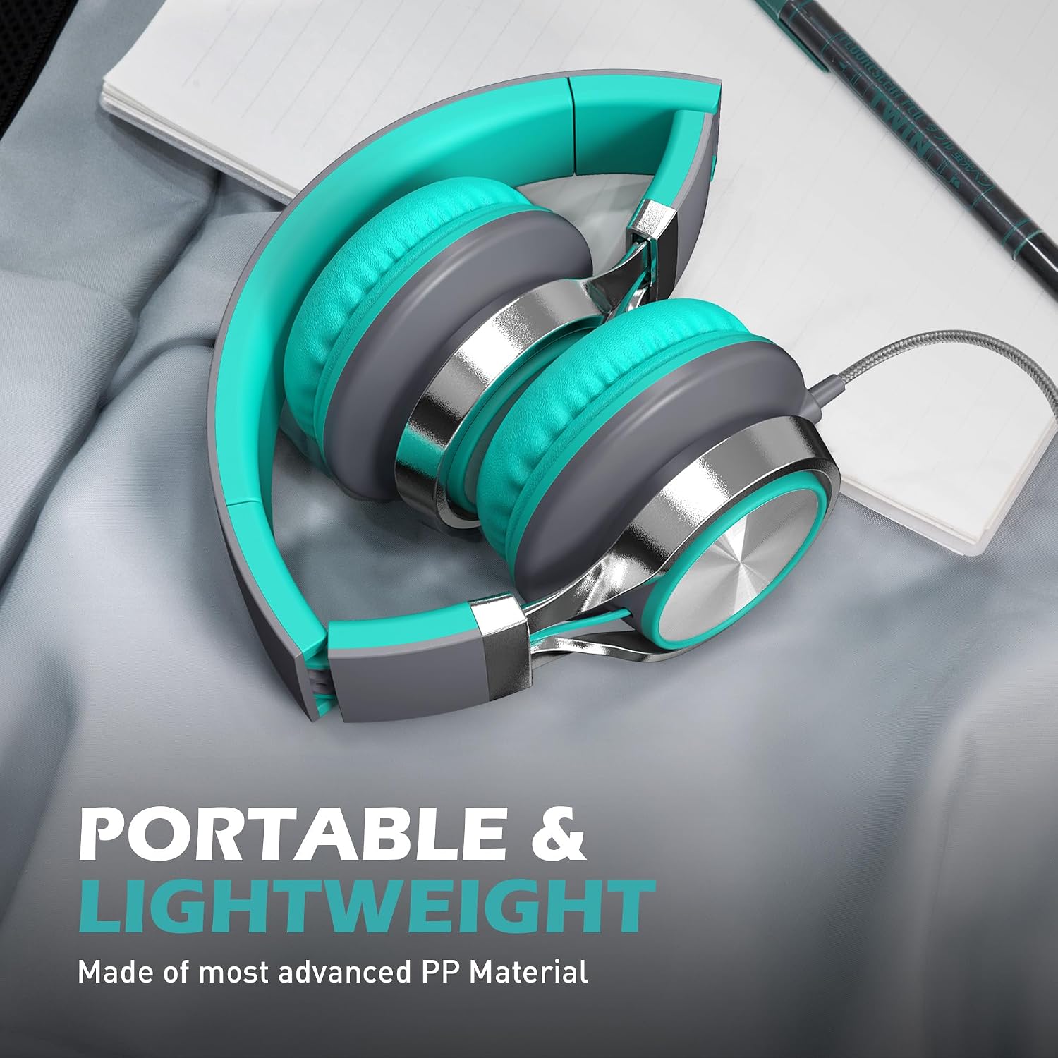 Thumbnail 4 de Ailihen C8 Headphones with Mic and Volume Control for Smartphones