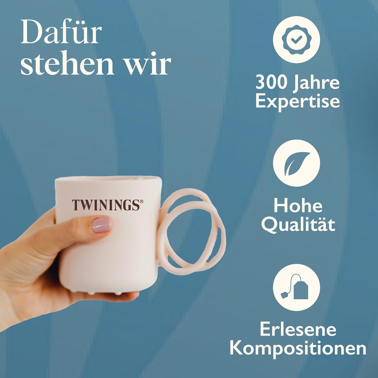 Detalle de Twinings Kräutertee mit Eisenkraut PURE VERBENA – Aromatischer Tee im Beutel (50 Stk., 75 g)
