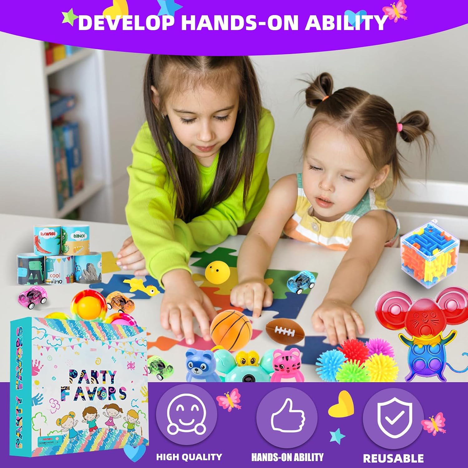 Thumbnail 3 de 1000-piece Party Favors Bulk Set 🎉