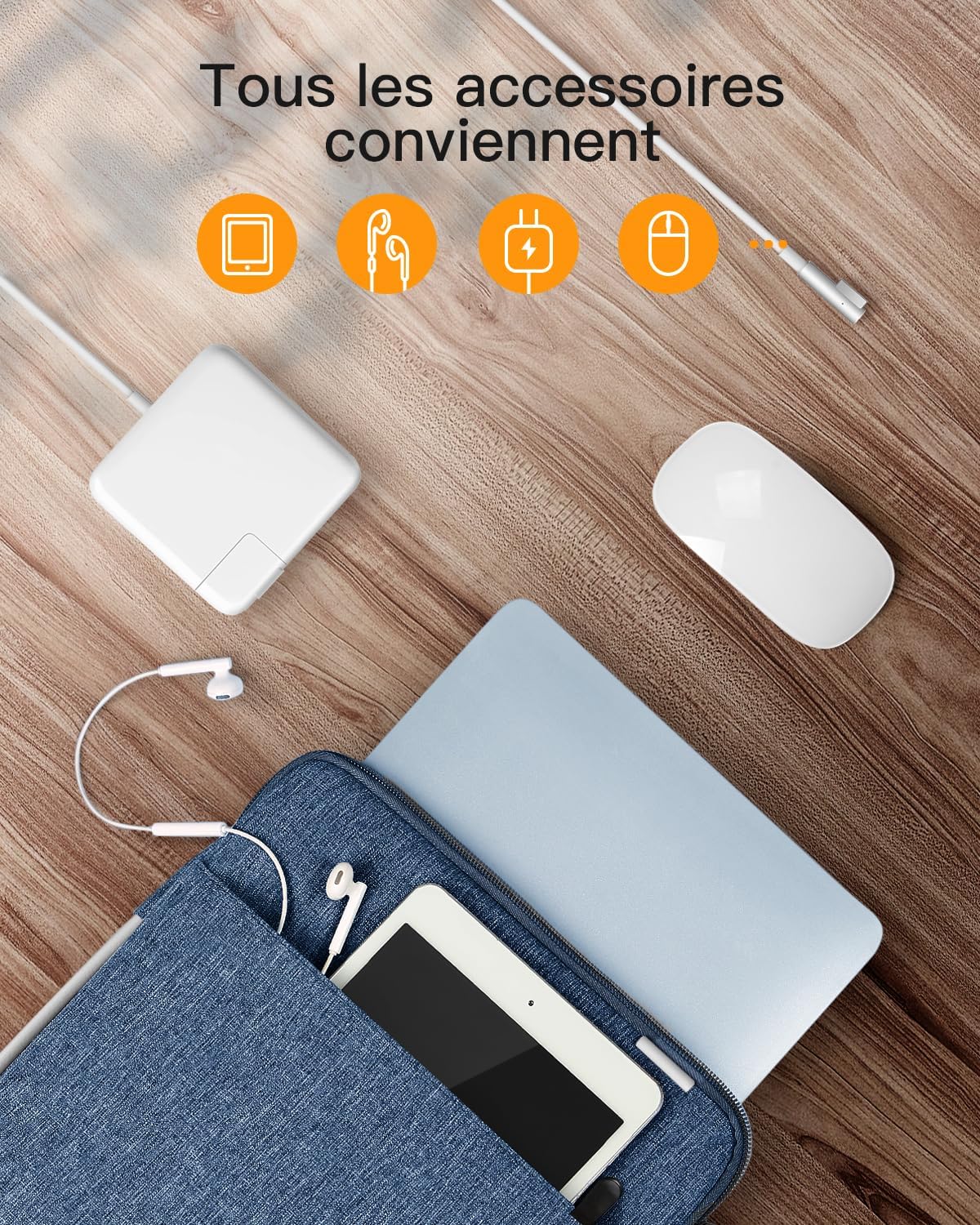 Detalle 2 de Inateck 360° laptop sleeve 13 inch protection