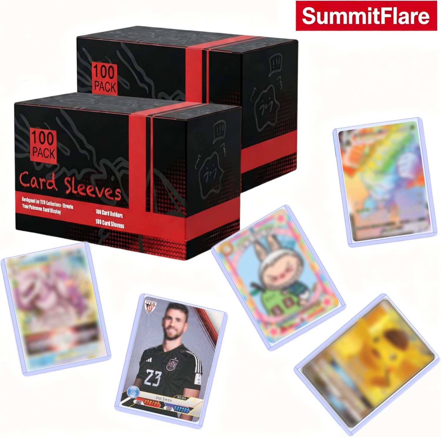Thumbnail 6 de 400 Card Sleeves Top Loaders (3" x 4") + Soft Sleeves for Trading Cards, Hard PVC Protectors