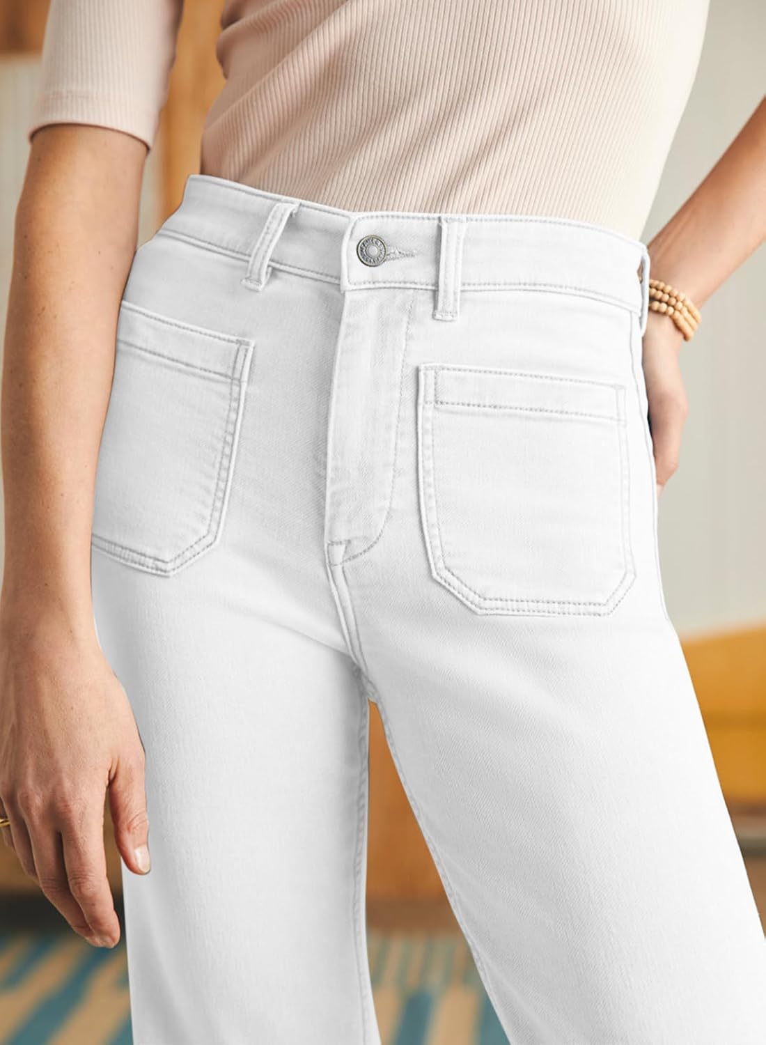 Thumbnail 4 de Astylish Women's Wide Leg Jeans High-Waisted