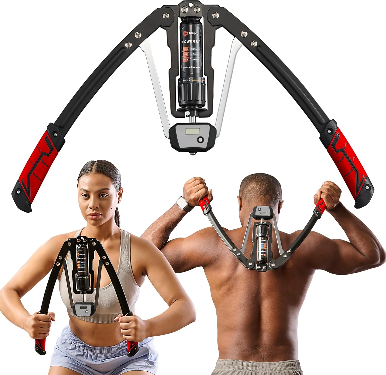 Thumbnail 6 de LifePro Hydraulic Power Chest Expander 22–440lb 🏋