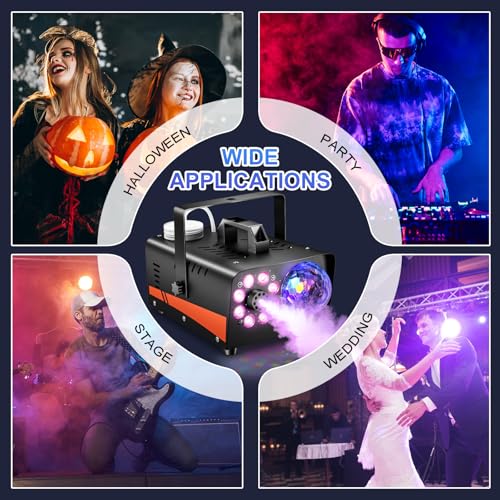 Thumbnail 6 de Dashsafe 800W Fog Machine with 4500CFM and RGB Disco Lights