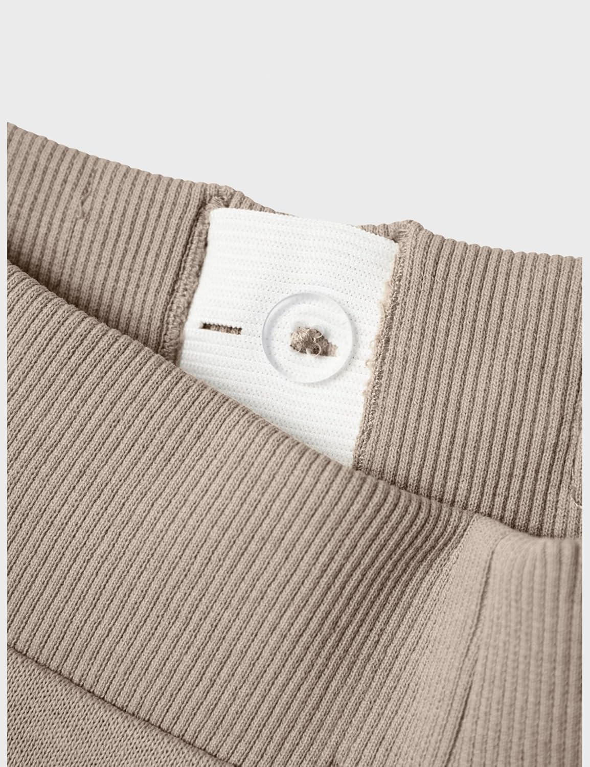 Detalle de NAME IT Boy Shorts Sweat – Sweatshorts für Jungen über dem Knie, Kordelzug, aufgerollte Säume