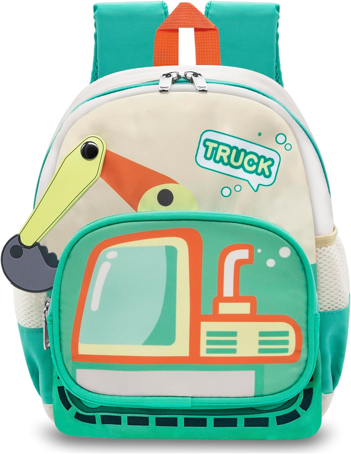 Detalle de YAMEIZE Kindergartenrucksack Jungen - Kleiner, süßer Rucksack mit Autodesign für 3–6 Jahre