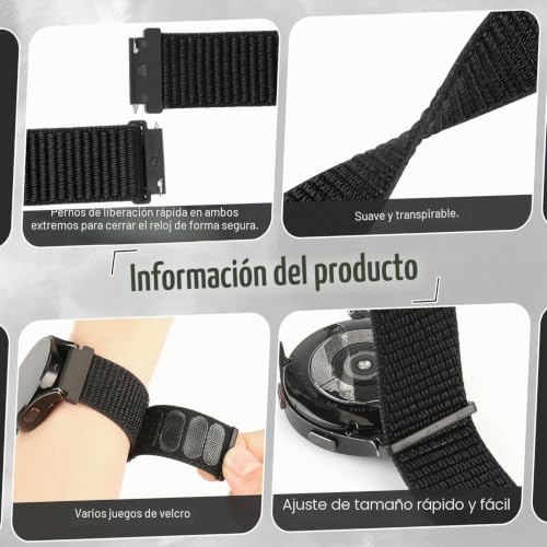 Detalle 2 de BTTNG correa de reloj de nailon