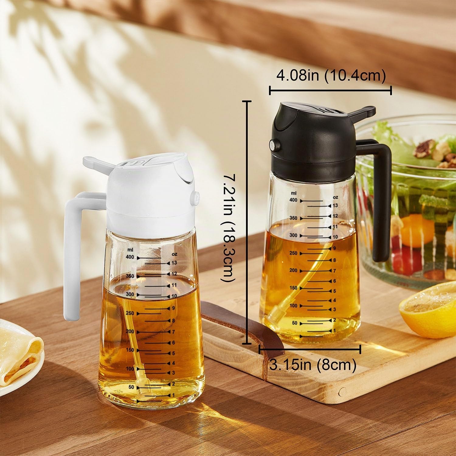 Detalle 1 de TrendPlain 470 ml Ölspray für Küche