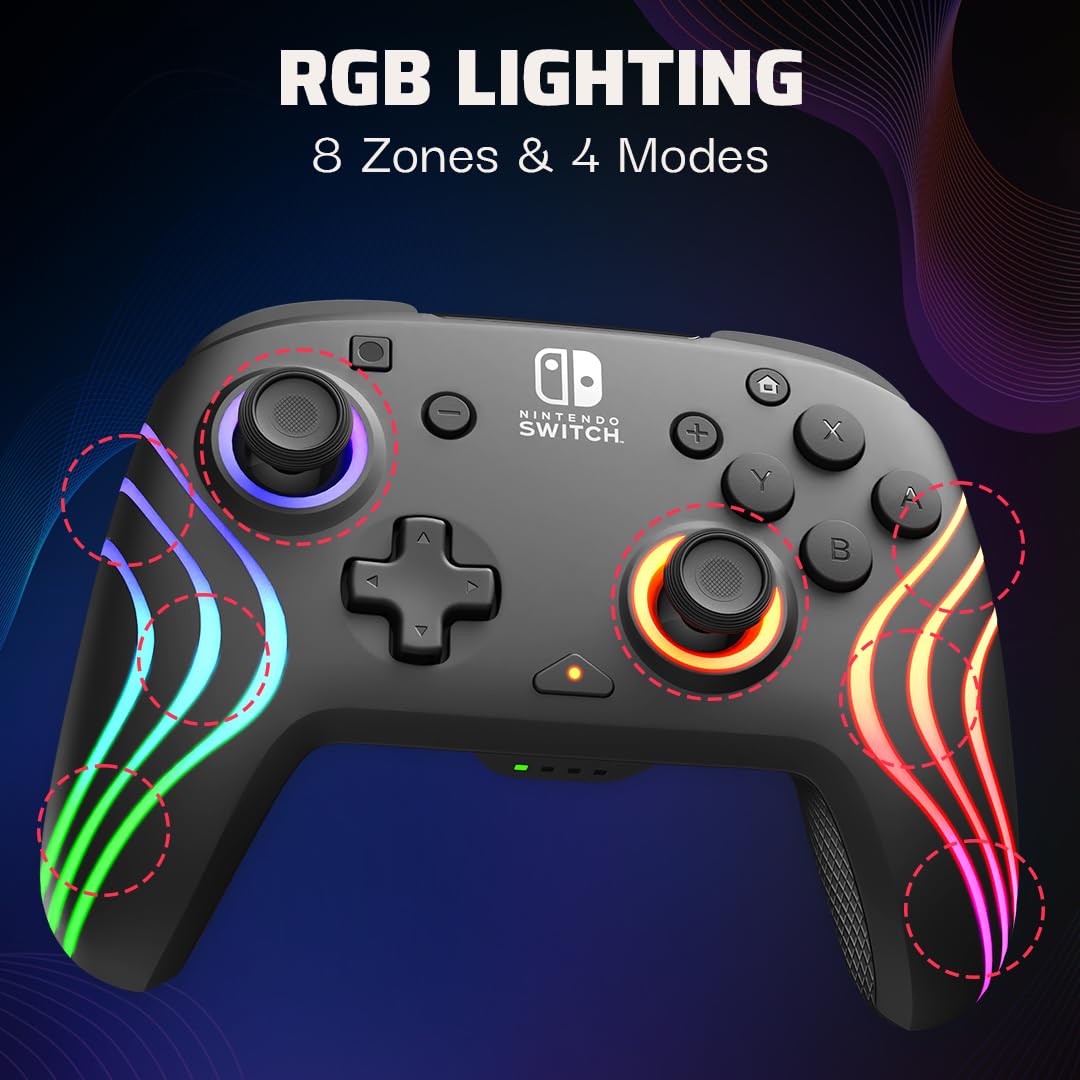 Detalle 2 de PDP Afterglow Wave Wireless Controller 20h