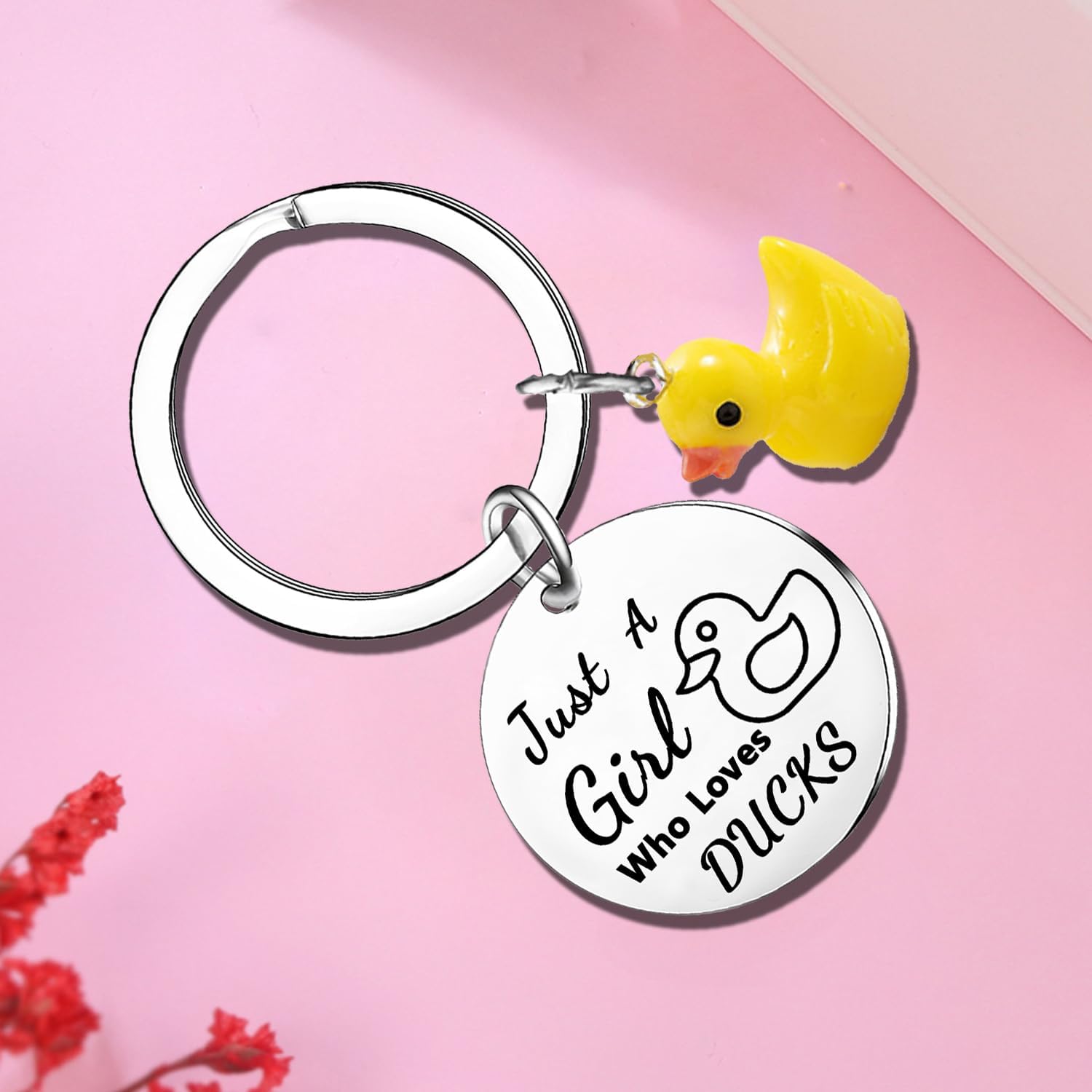 Thumbnail 1 de Tihnvk Funny Duck Gift Duck Keyring for Women