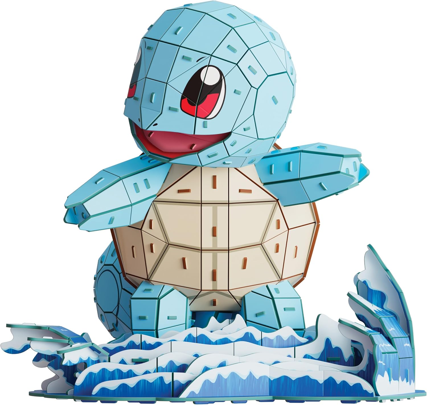 Detalle de 4D Build Pokémon Schiggy 3D-Modellbausatz mit 180 Teilen, ab 12 Jahren