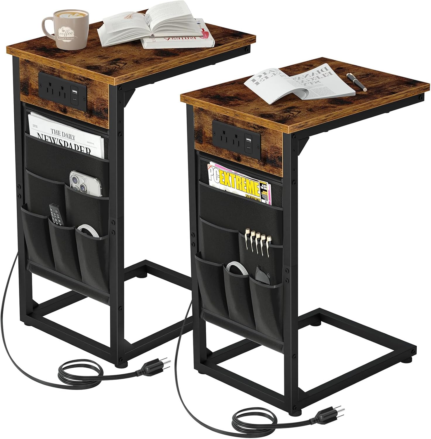 Detalle de AMHANCIBLE C-Shaped End Table