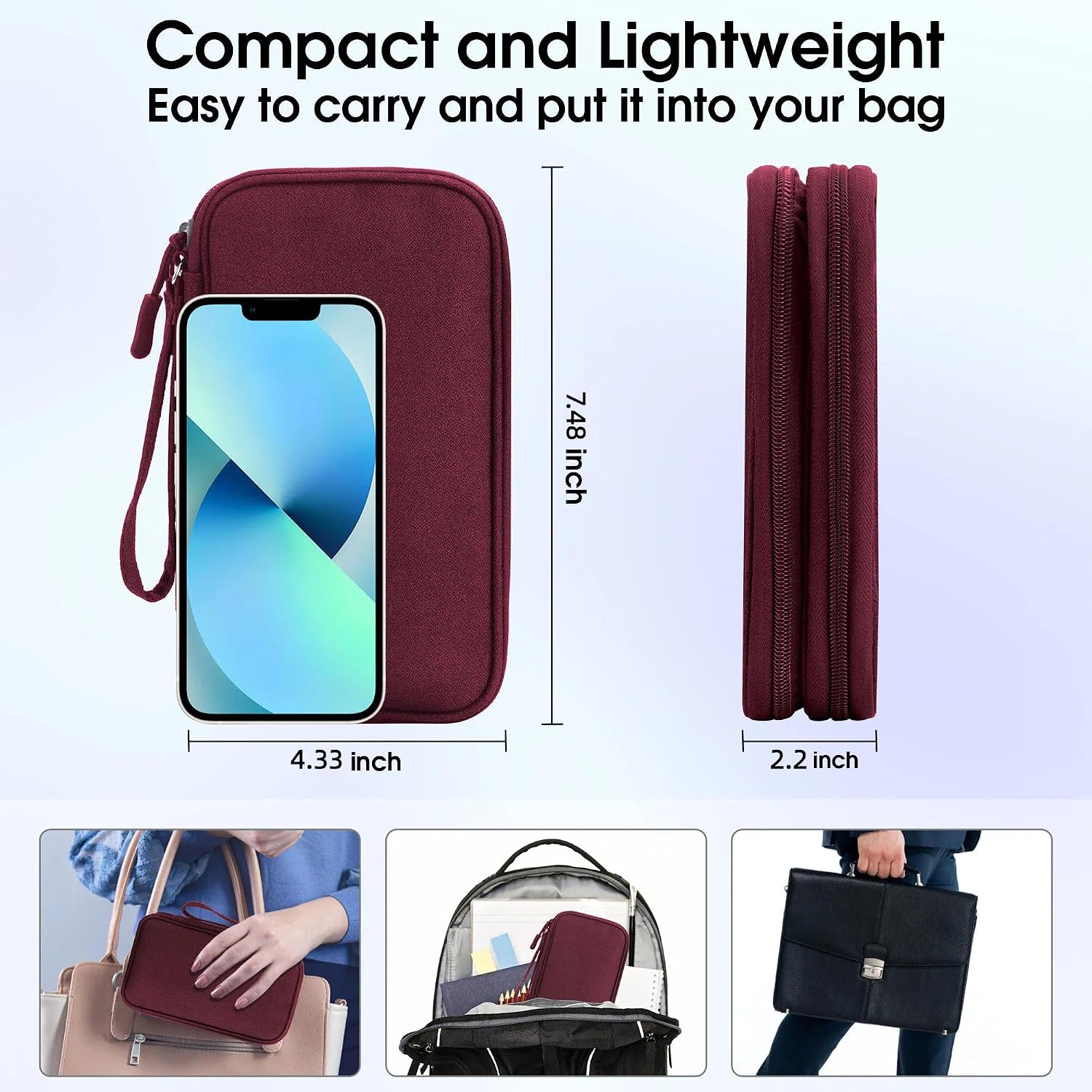 Detalle 2 de Kabeltasche Travel Essentials 19 x 11 x 5,5