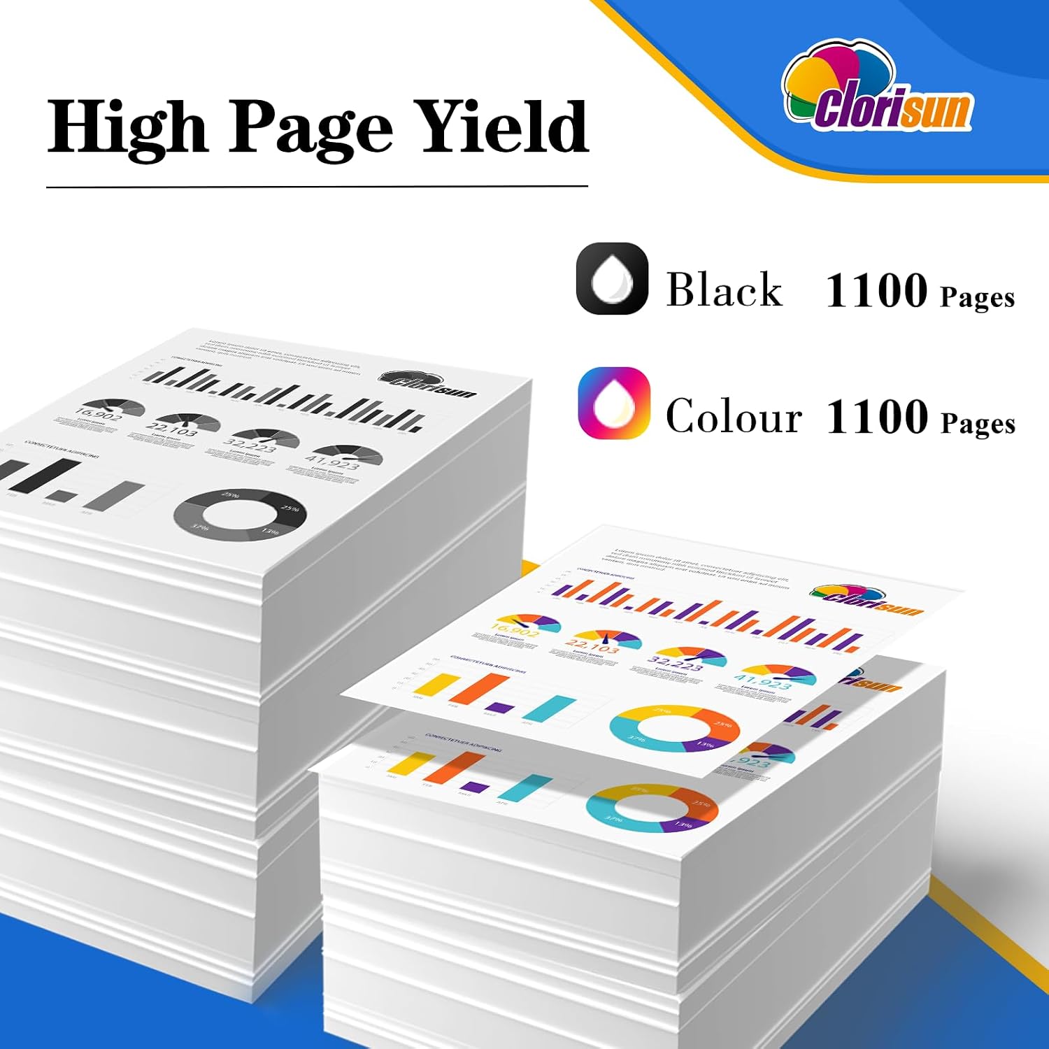 Detalle de Clorisun 405XL 8‑Pack Compatible Ink Cartridges 🖨