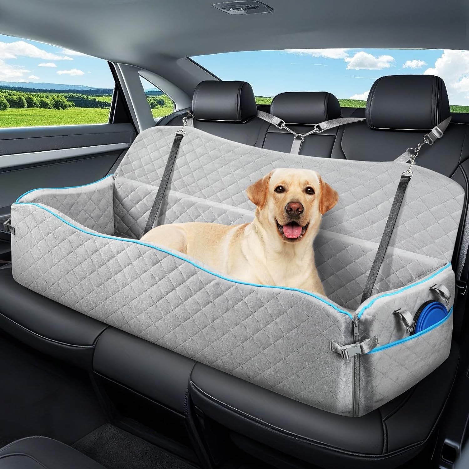 Detalle de Tivray Large Dog Car Seat Bed