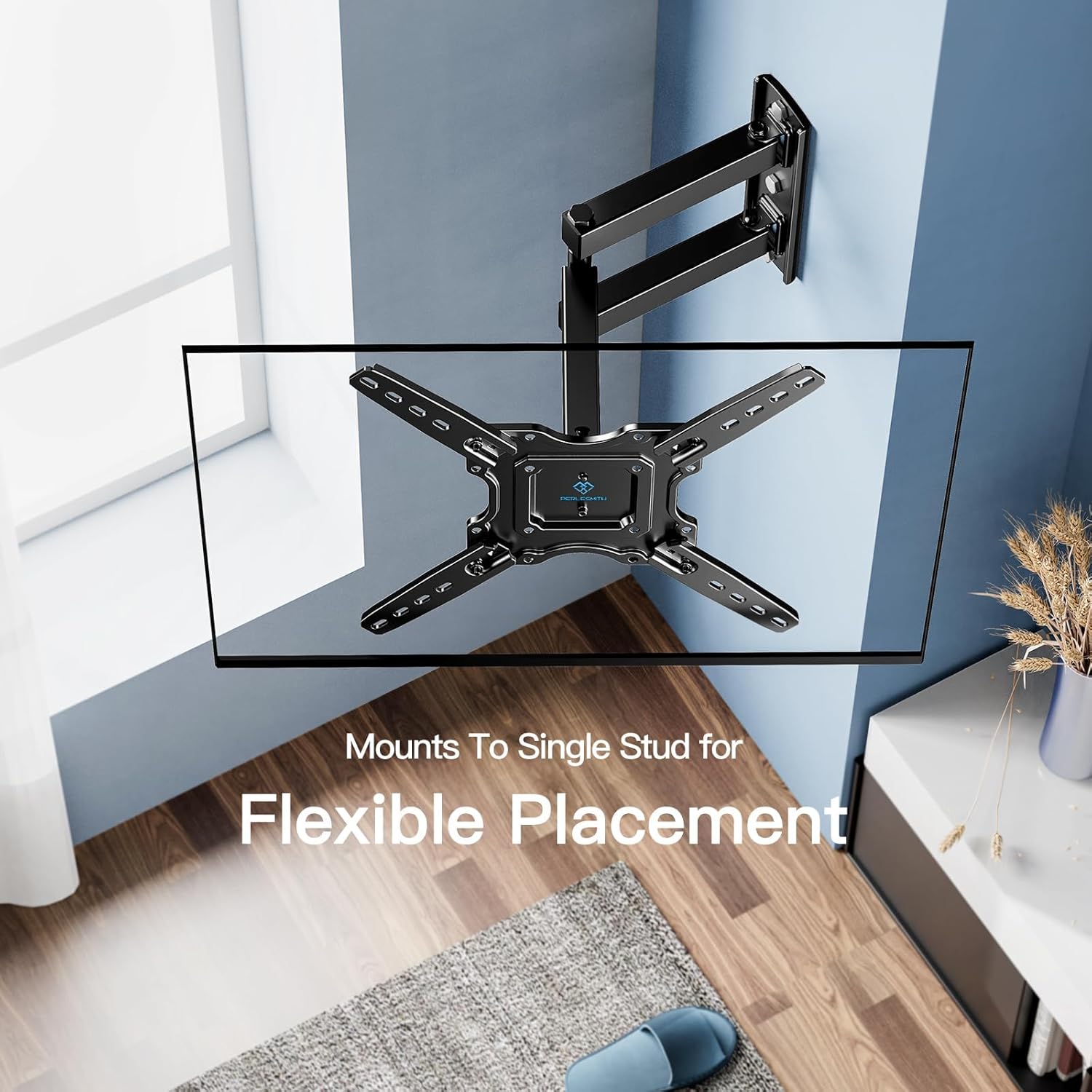 Thumbnail 6 de PERLESMITH TV Wall Bracket for 26–60 inch TVs up to 35kg — Universal, Tilt, Swivel & Extend