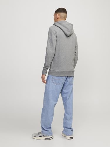 Thumbnail 4 de Jack & Jones Jjebasic Sweat Zip Hood: Sudadera Deportiva Gris