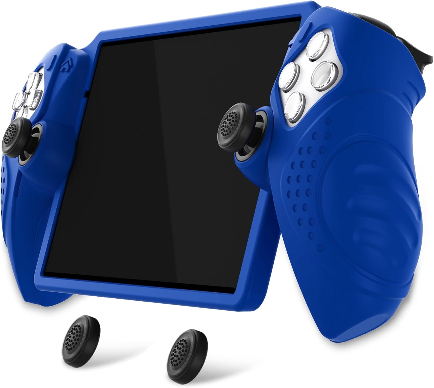 Detalle de PlayVital Guardian Edition Silicone Protective Case for PS Portal (Blue)