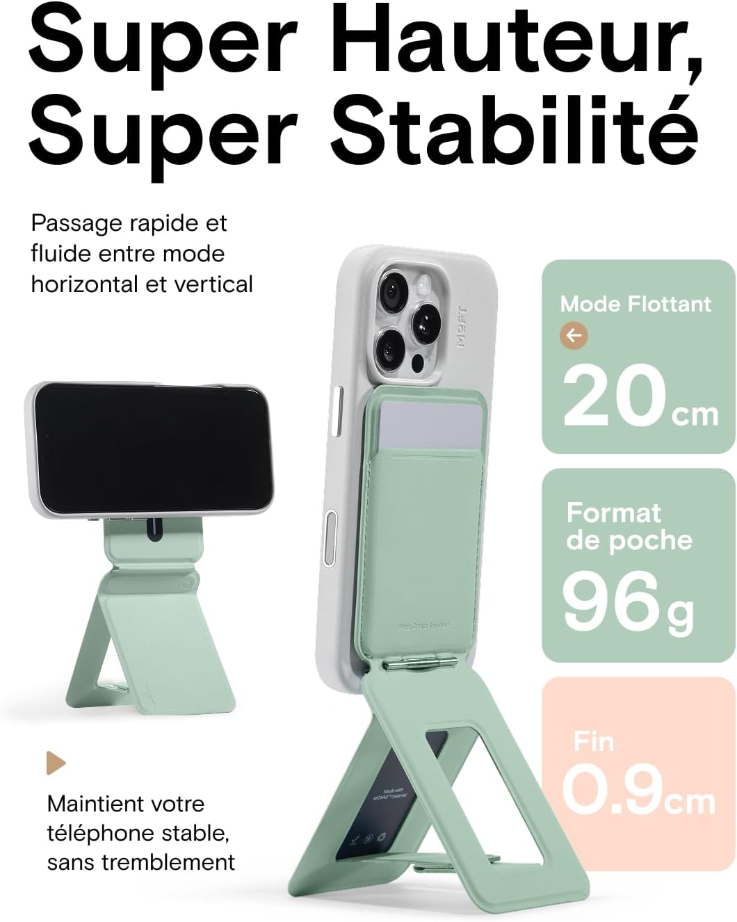 Thumbnail 5 de MOFT Portefeuille Magnétique Trépied 20 cm