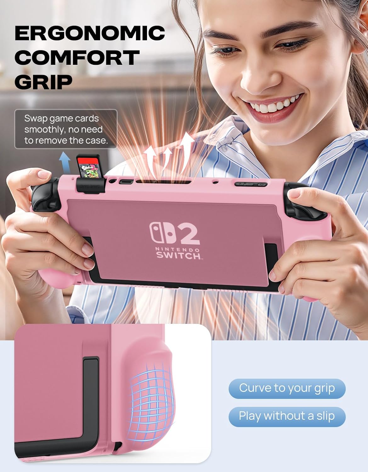 Thumbnail 4 de MoKo Dockable Case for Switch 2 Slim Grip
