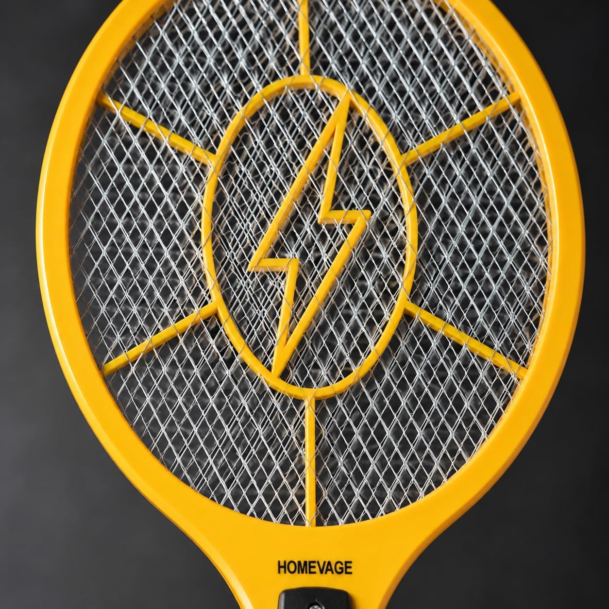 Detalle 2 de HOMEVAGE Electric Fly Swatter with 3-Layer Safety Mesh and 2 AA Batteries