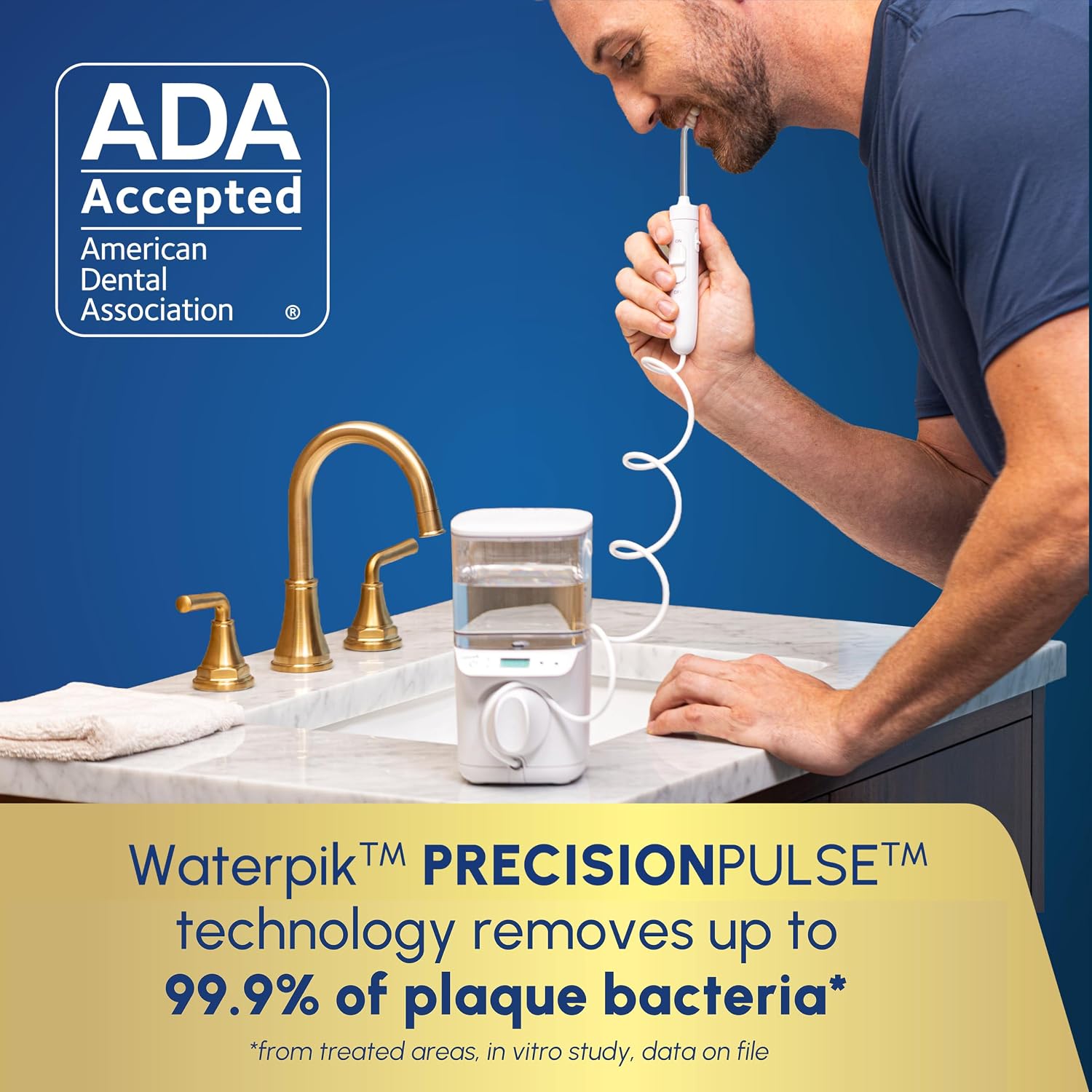 Detalle de Waterpik Promax Dental Water Flosser (WF-23) with SmartAdvance Mode, ADA Accepted