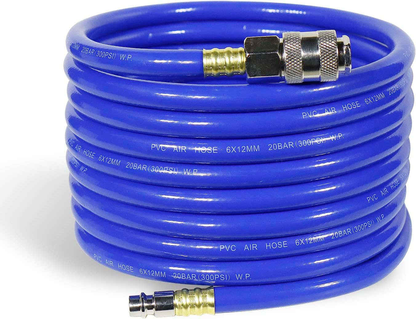 Thumbnail 6 de Tuyau d’air comprimé CCLIFE 10 m avec raccord 1/4” (20 bars) pour compresseur