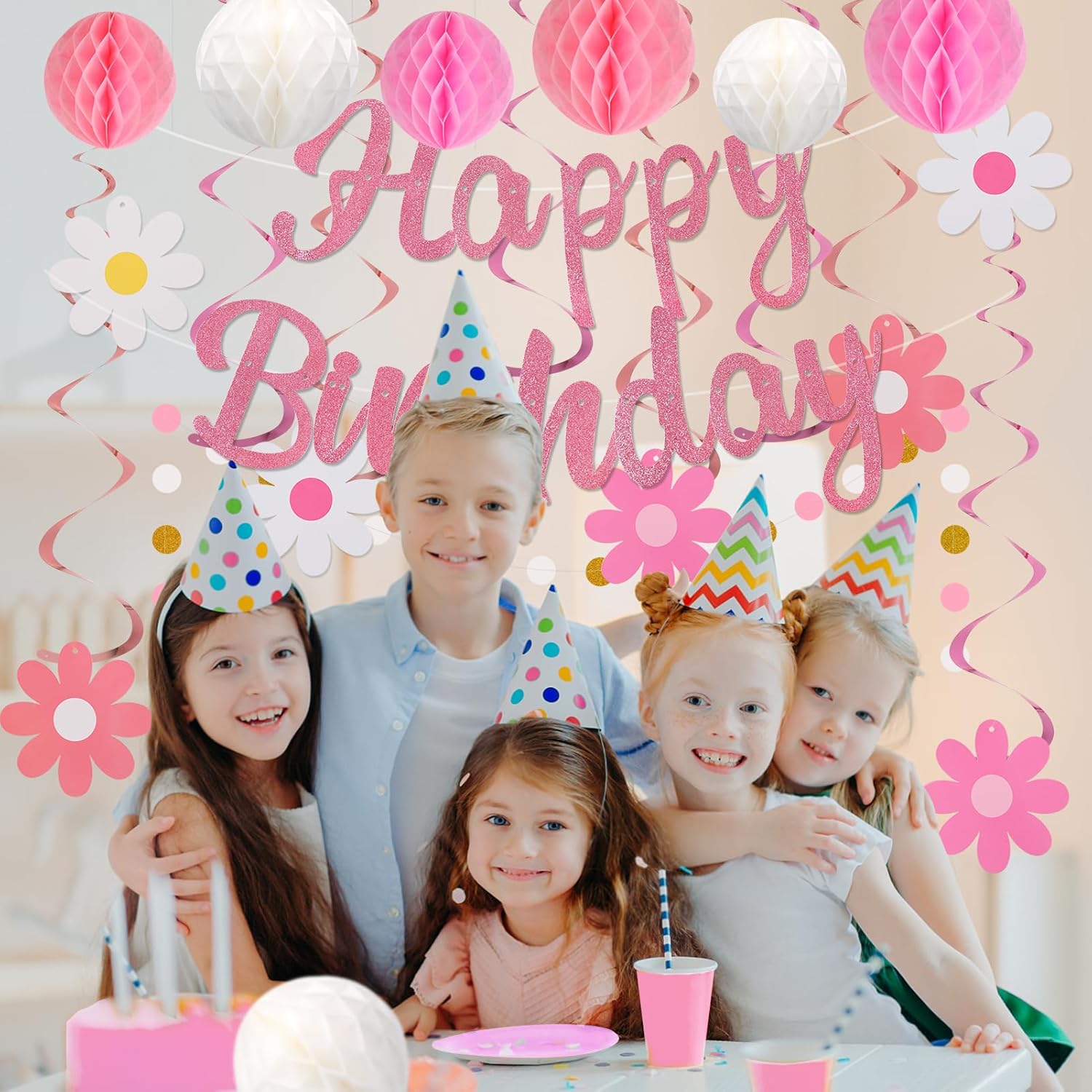 Thumbnail 5 de YEOCU Birthday Decorations pre-strung banner 1 ๐