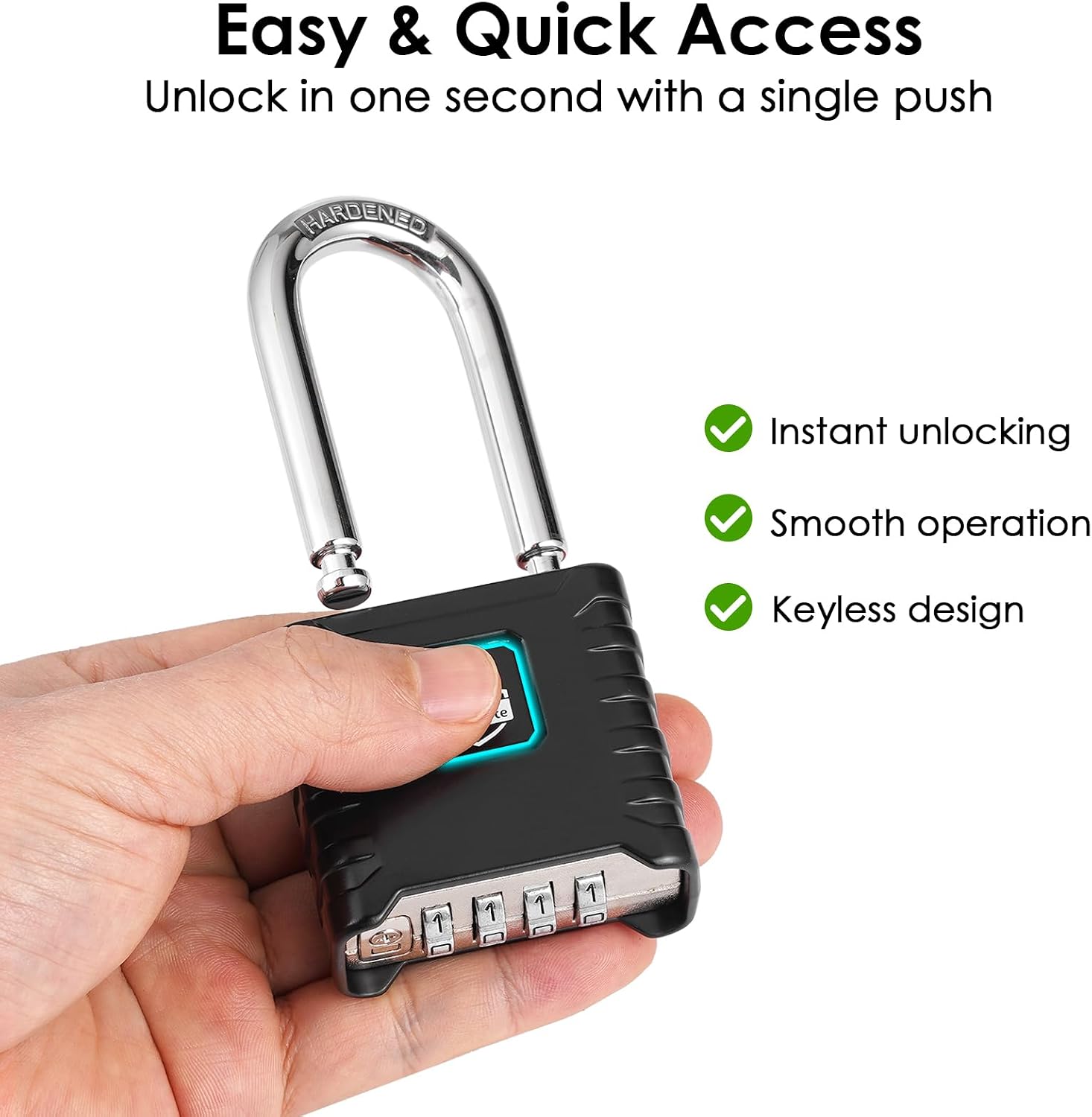 Detalle 2 de SharkByte 52mm long shackle padlock