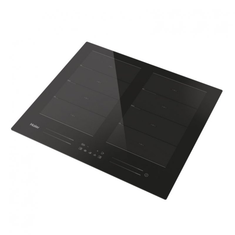 Thumbnail 3 de Haier HA2MTSJ68MC placa de inducción negra 4 zonas de 60 cm con multizone y control táctil