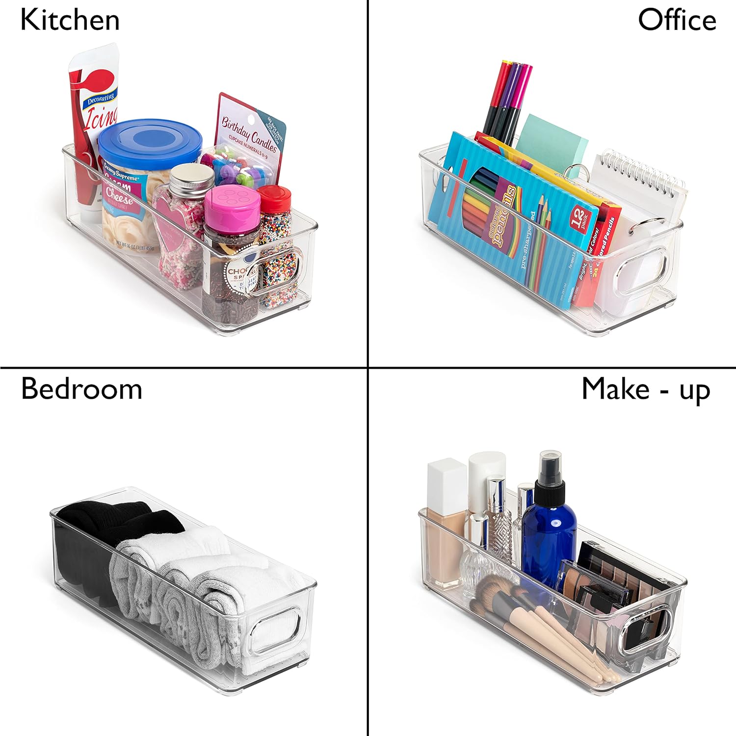 Detalle de ClearSpace 8-Pack Plastic Pantry Organization and Food Storage Bins