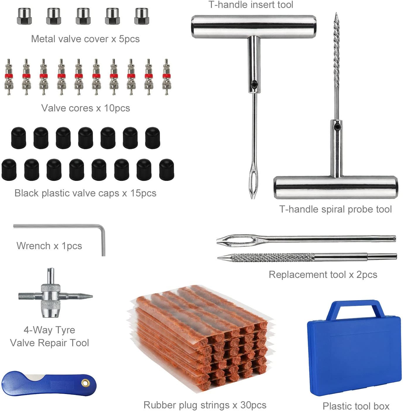Thumbnail 1 de VonLux Reifenreparaturset Auto 67tlg Heavy Duty
