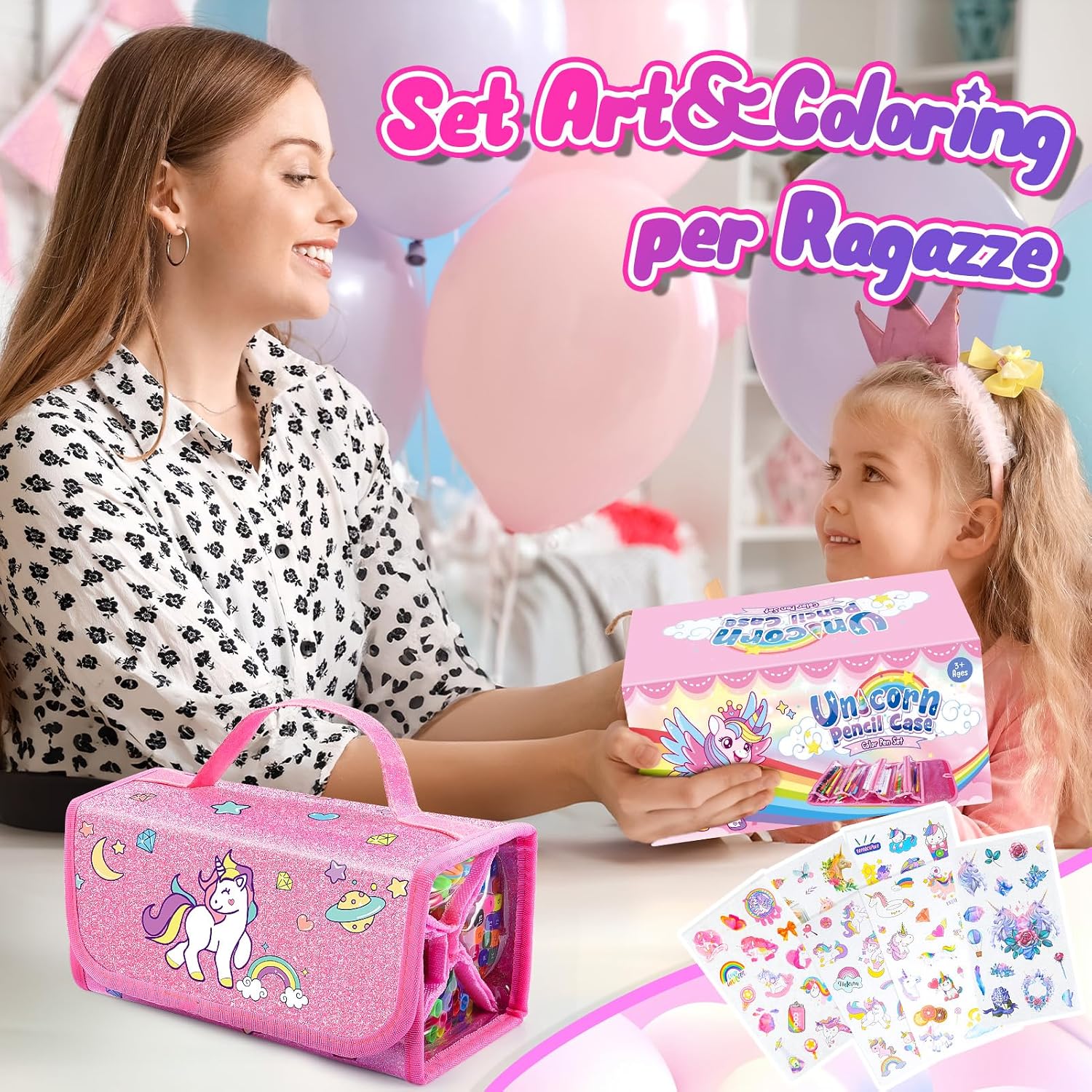 Thumbnail 6 de HappyGoLucky Valigetta colori 55 pezzi 🖍