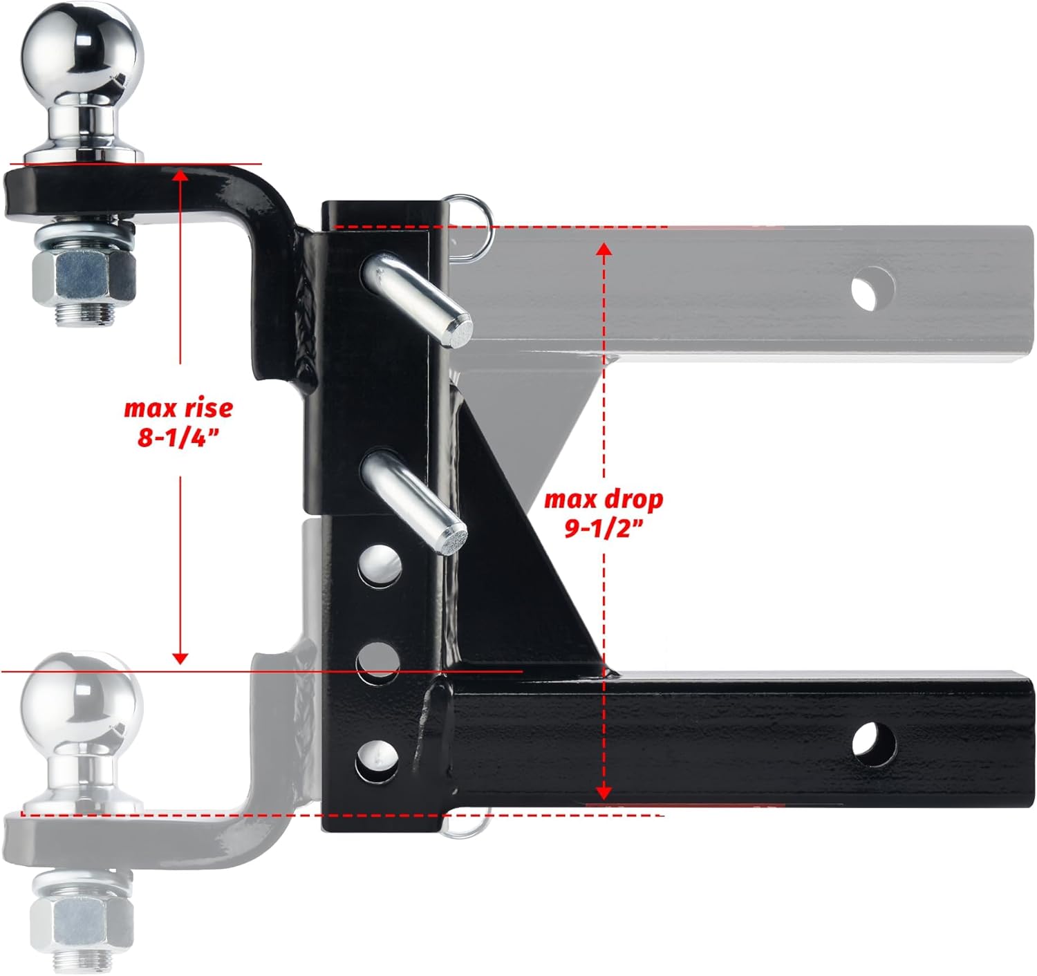 Thumbnail 5 de OPENROAD Adjustable Trailer Hitch 7500 lbs 🚚