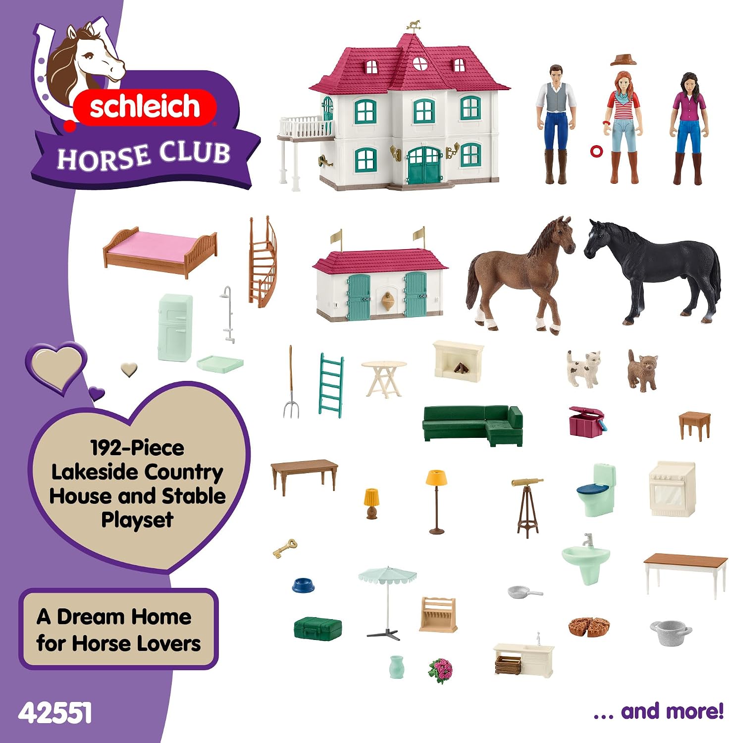 Thumbnail 5 de Schleich Lakeside Country House Playset 42551