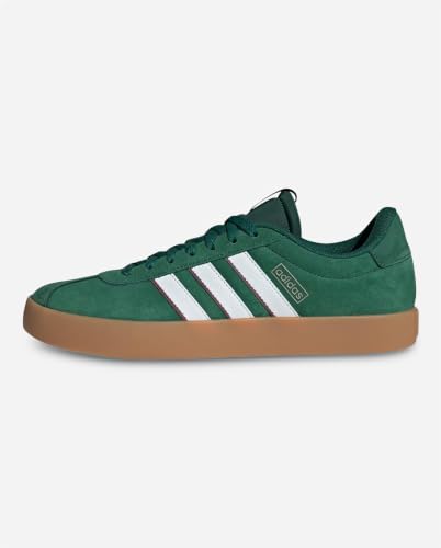 Thumbnail 9 de adidas VL Court 3.0, zapatillas de piel con cordones, verde oscuro, talla 44