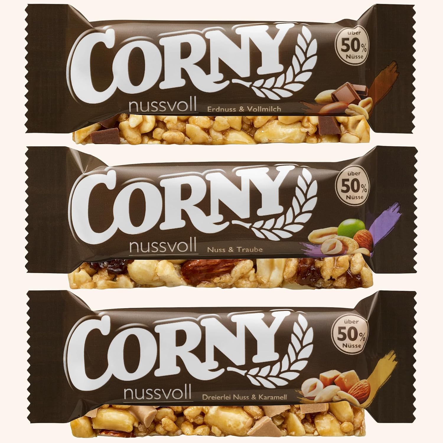 Thumbnail 5 de Corny Nussvoll Nussriegel 40×24 g 🍫