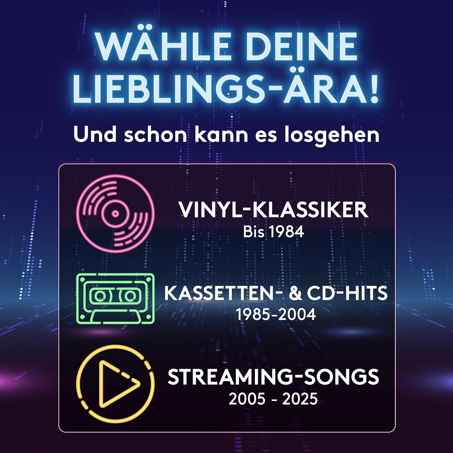 Thumbnail 3 de Hitster Battle of the Generations – Musik‑Party‑Brettspiel mit 420+ Songs
