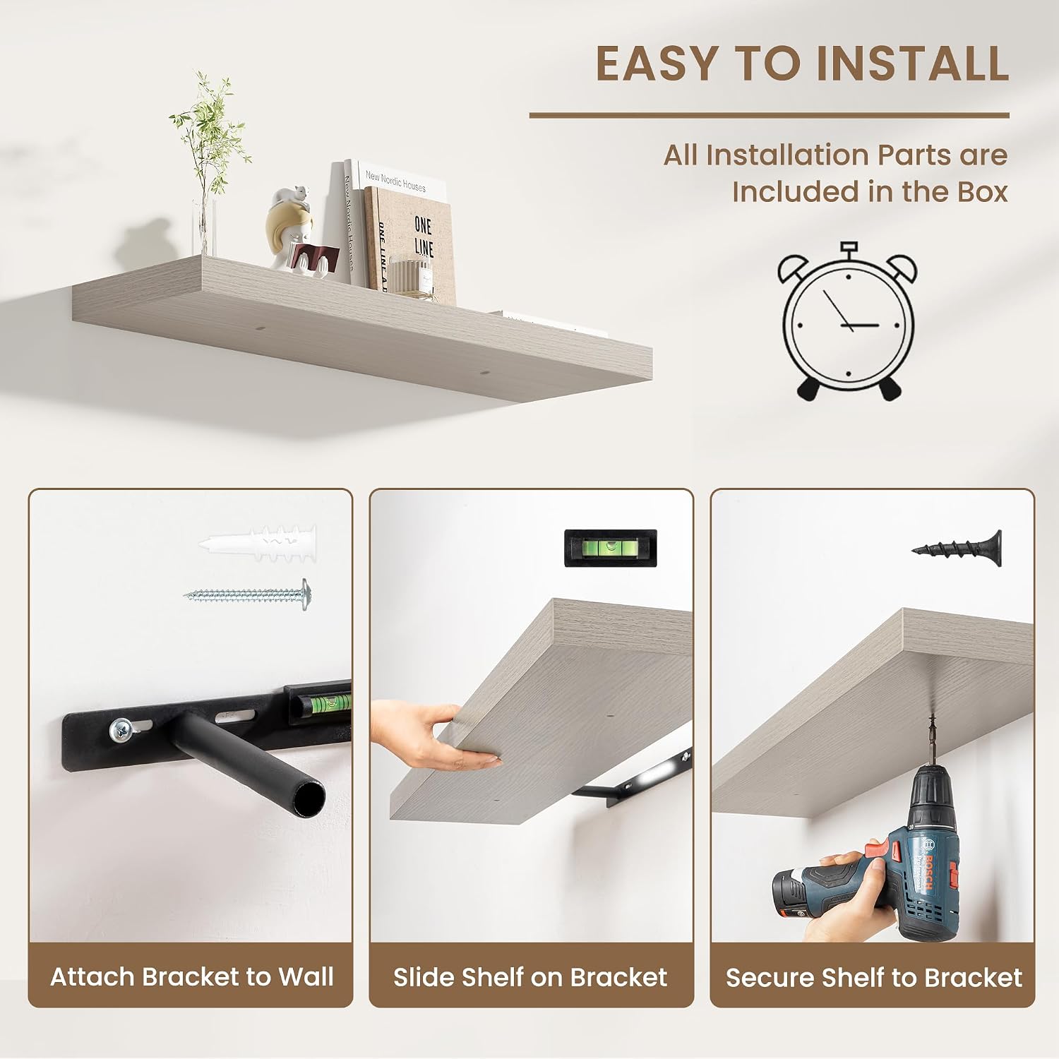 Detalle 2 de Dreamland Floating Shelves, 36 Inches