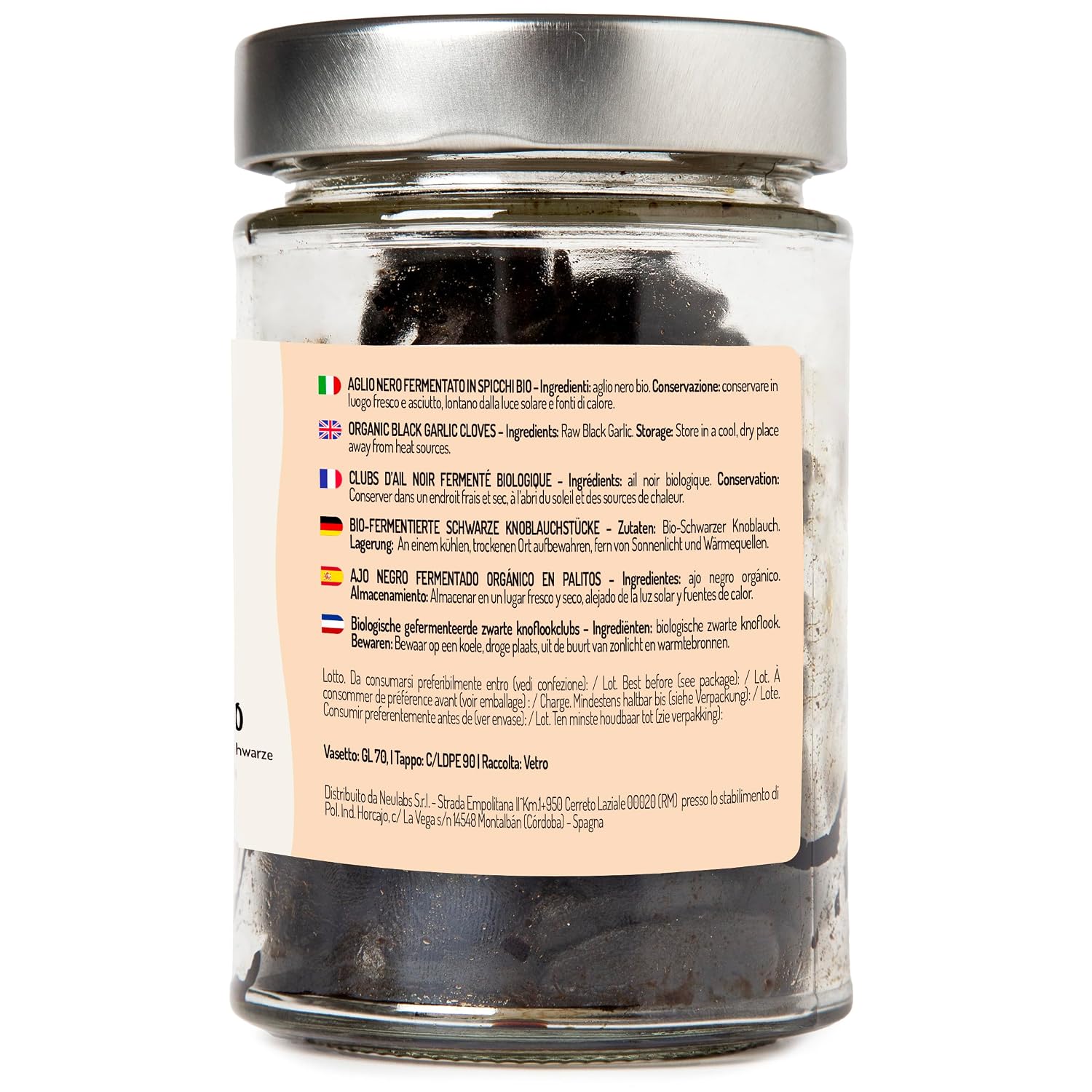 Thumbnail 1 de Schwarzer Knoblauch Bio Fermentierter – 200 g von CiboCrudo | Premium Qualität, vegan & natürlich