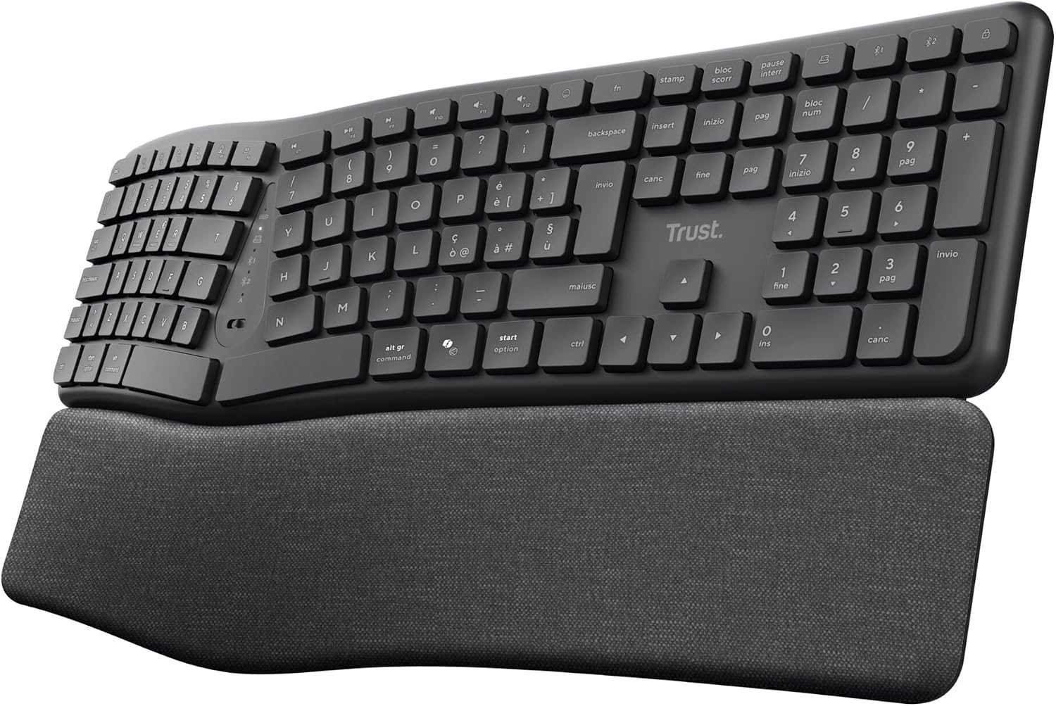 Detalle de Trust Arvia Tastiera Ergonomica Wireless