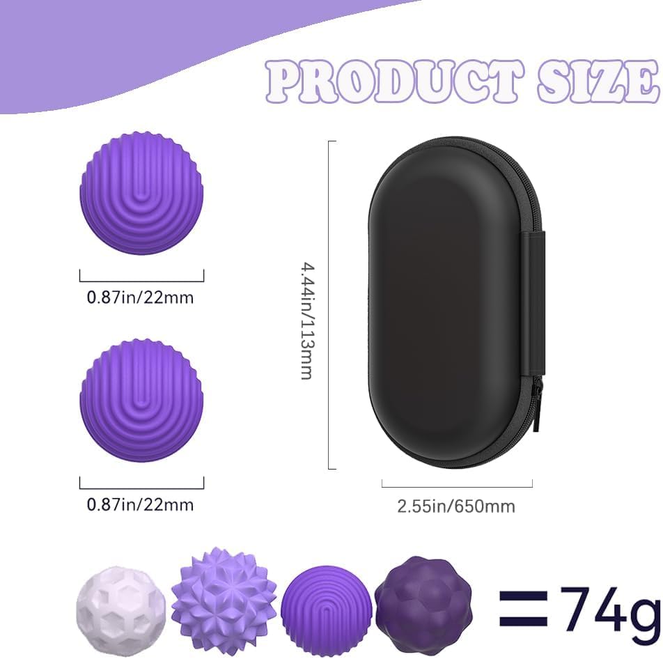 Detalle 2 de Bambebe 8PCS Silicone Magnetic Balls – A Thoughtful, Textured Fidget Set for Focus and Calm