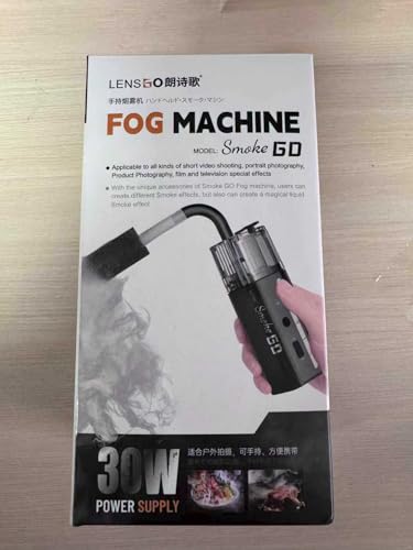 Detalle 2 de LENSGO SMOKE GO : machine à fumée portable 30W – 5 modes pour photo et vidéo