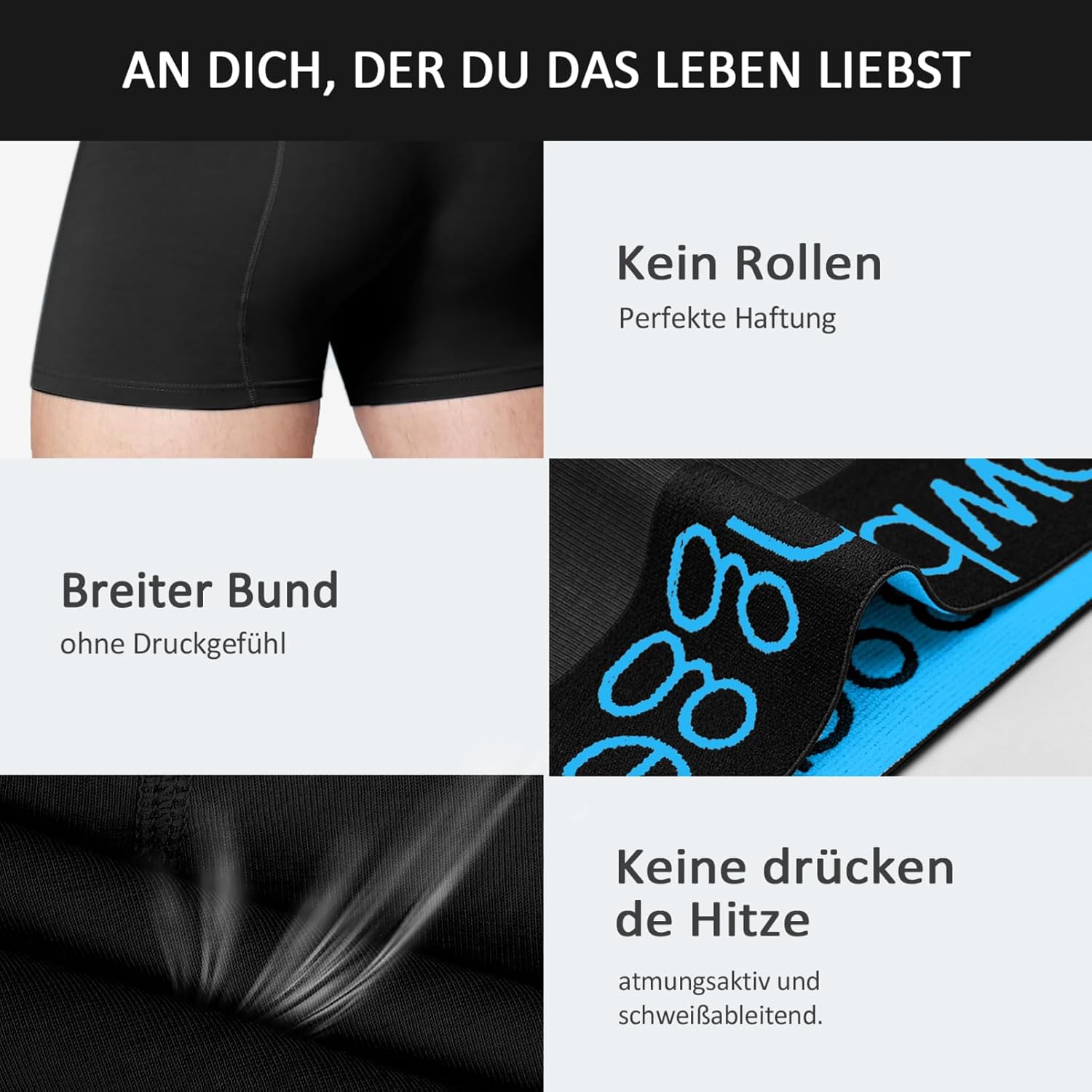 Thumbnail 6 de Lowbangge Boxershorts Herren 9er Pack