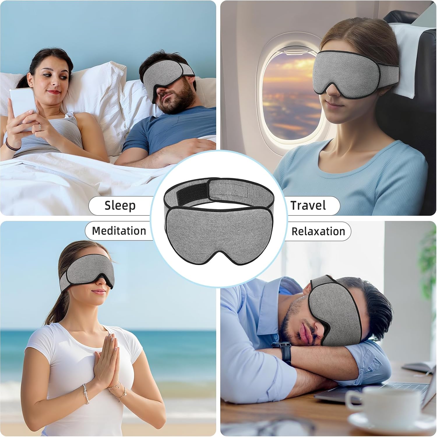 Thumbnail 6 de INNELO Sleep Mask 100% Blackout