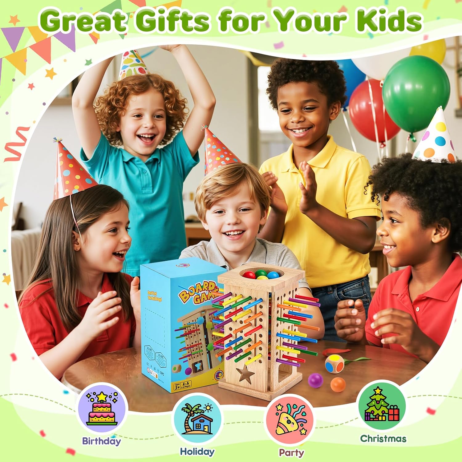 Thumbnail 6 de Montessori stick board game for 3-8