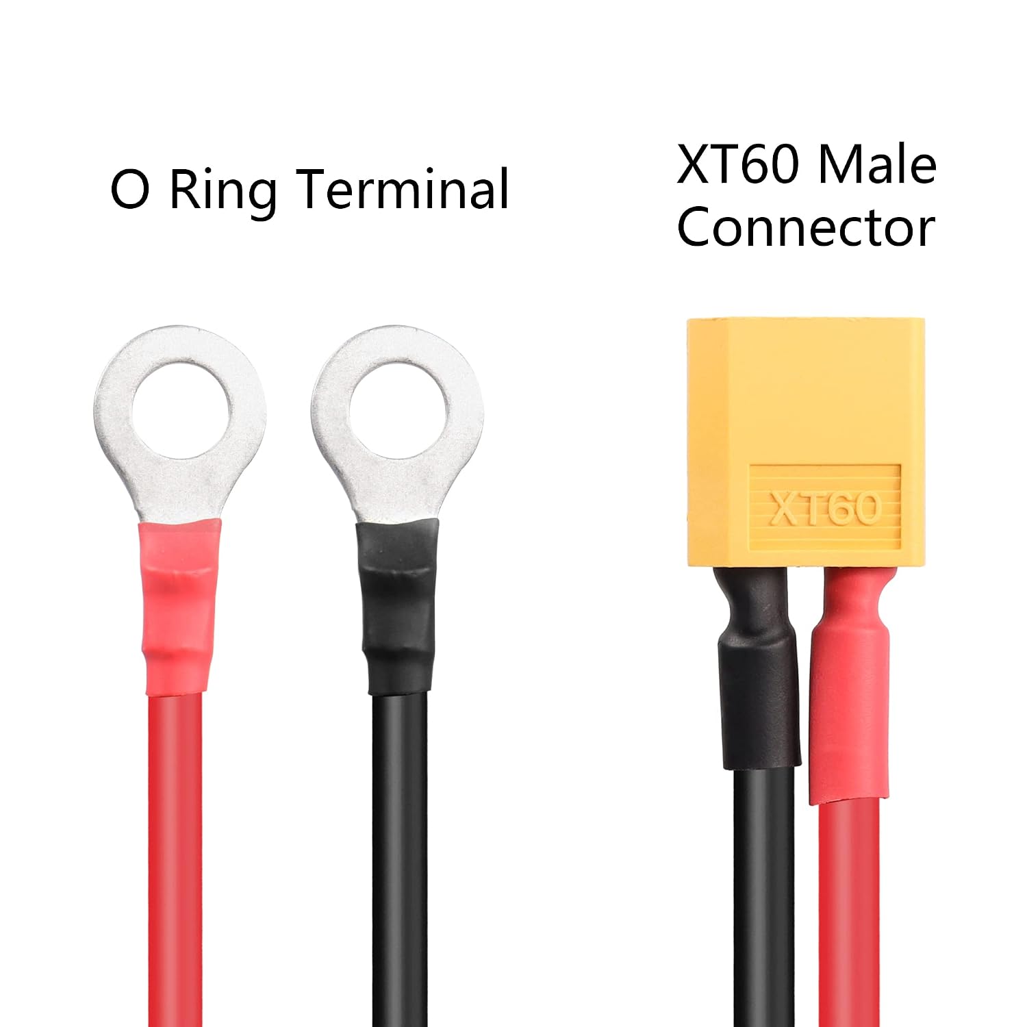 Thumbnail 2 de RIIEYOCA XT60 to O-ring terminal cable, 12 AWG