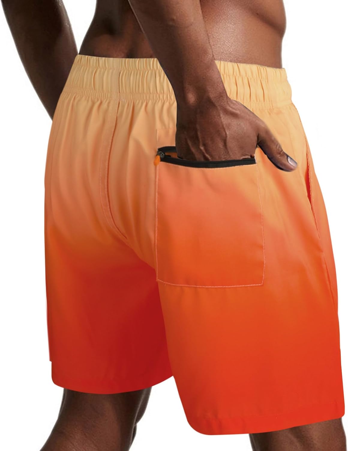 Detalle 2 de Danfiki Pantaloncini Costume da Bagno Uomo ad asciugatura rapida con tasca in rete e coulisse